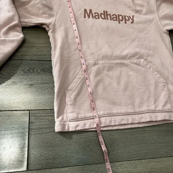 Madhappy Classics Light Pastel Pink Logo Hoodie French Terry - Picture 7 of 8